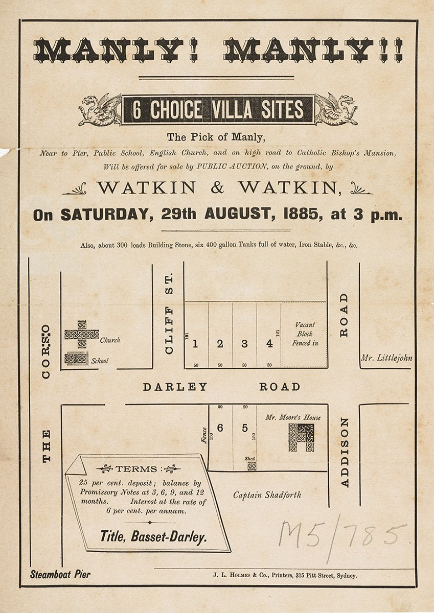 The Corso, Cliff St, Darley Rd, Addison Rd, Manly NSW 1885