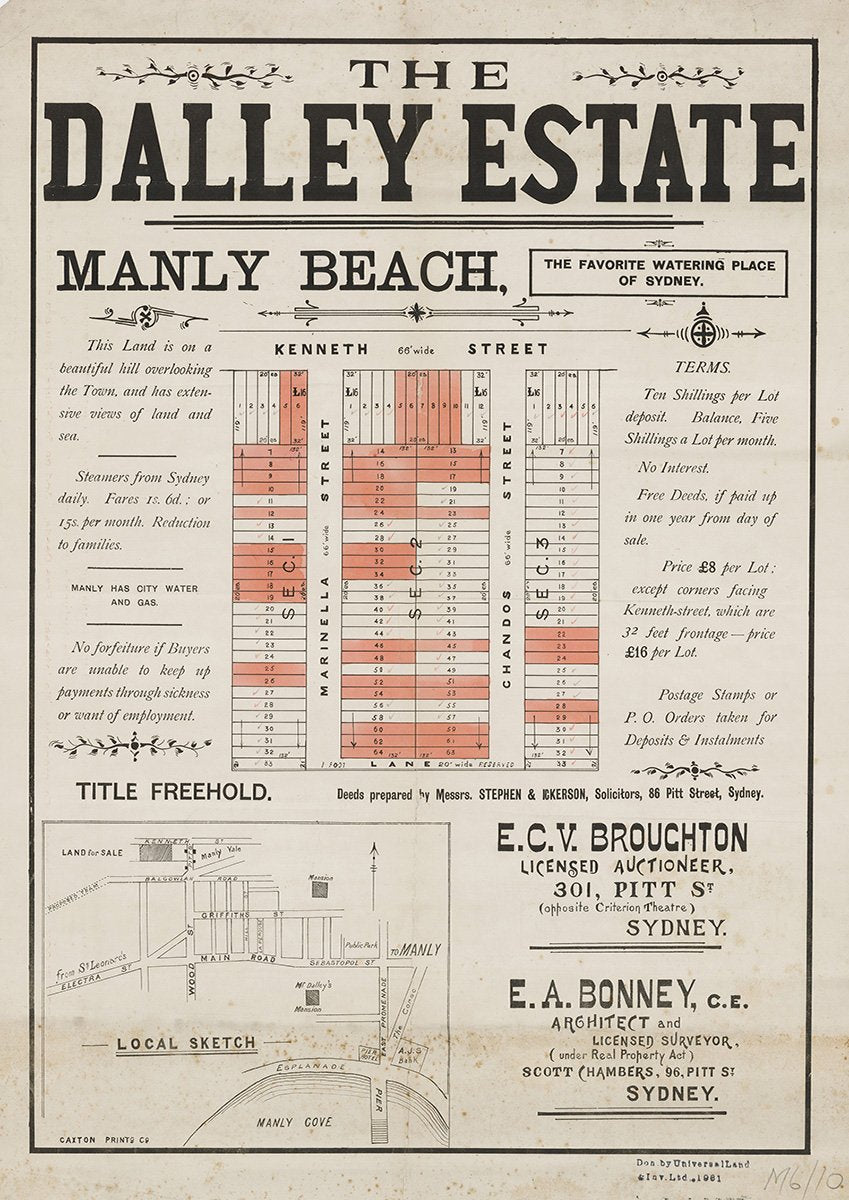 Kenneth St, Marinella St, Chandos St, Manly NSW