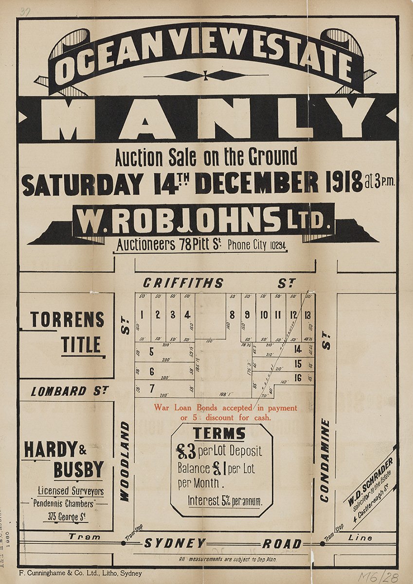 Sydney Rd, Woodland St, Griffiths St, Condamine St, Lombard St Manly Vale, Balgowlah NSW 1918