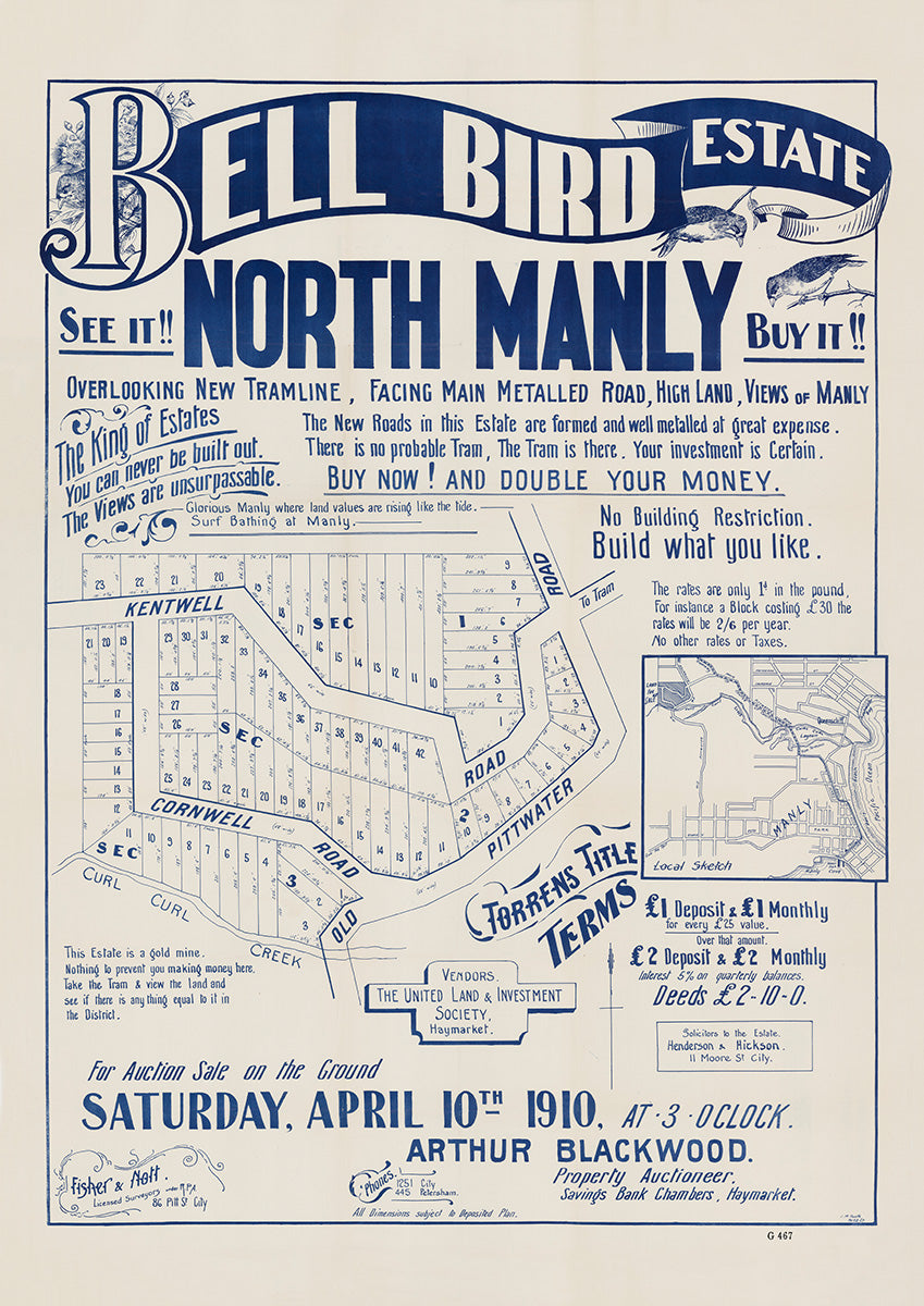 Kentwell Rd, Cornwell Rd, Old Pittwater Rd, Sloane Cres, Condamine St, Allambie Heights NSW 1910