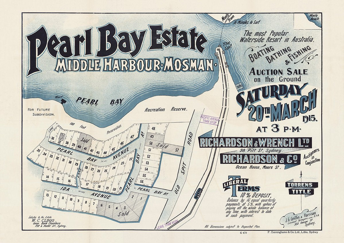 Pearl Bay Ave, Ida Ave, Old Spit Rd, Mosman NSW 1915