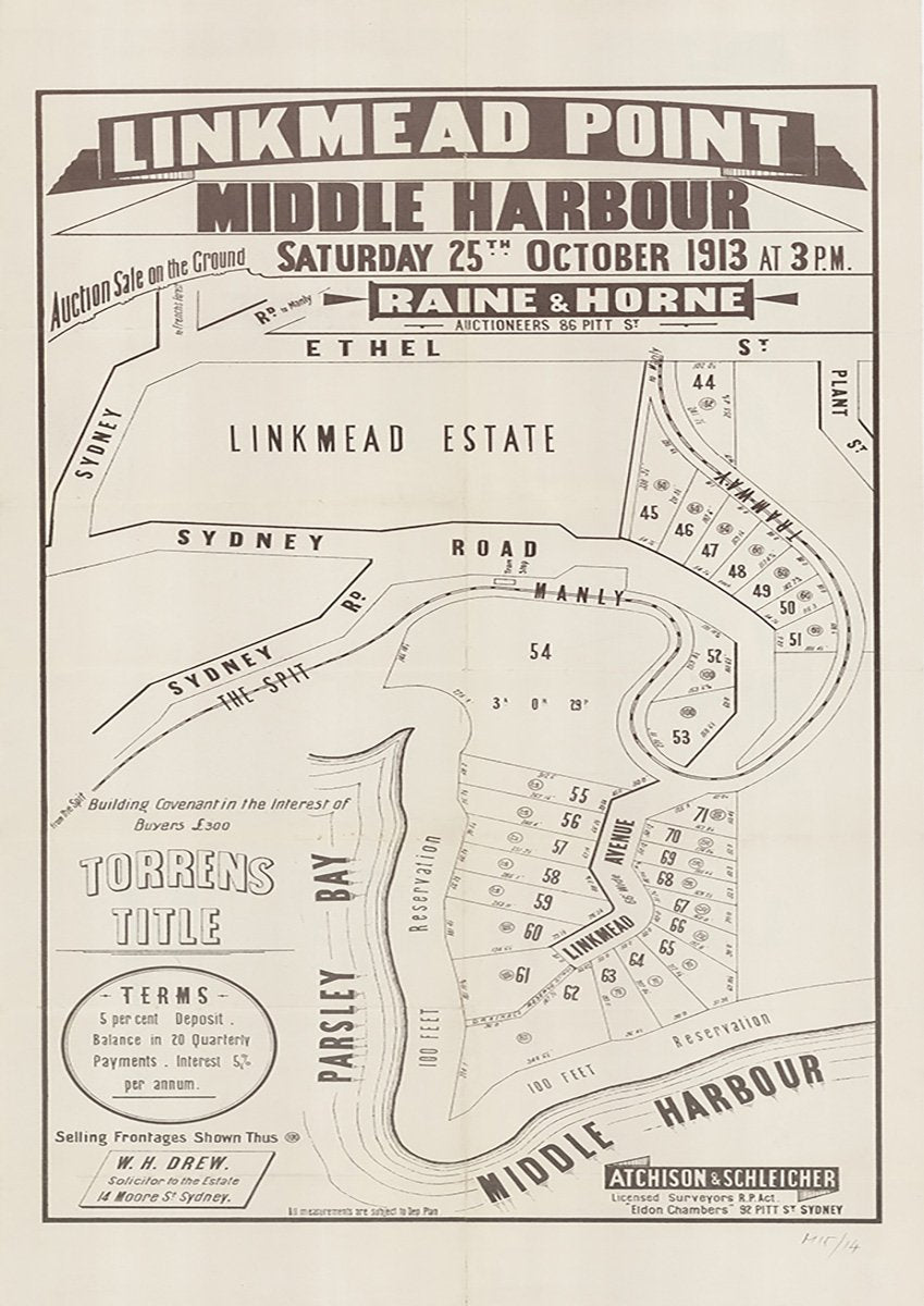 Linkmead Ave, Sydney Rd, Ethel St, Plant St, Clontarf NSW 1913