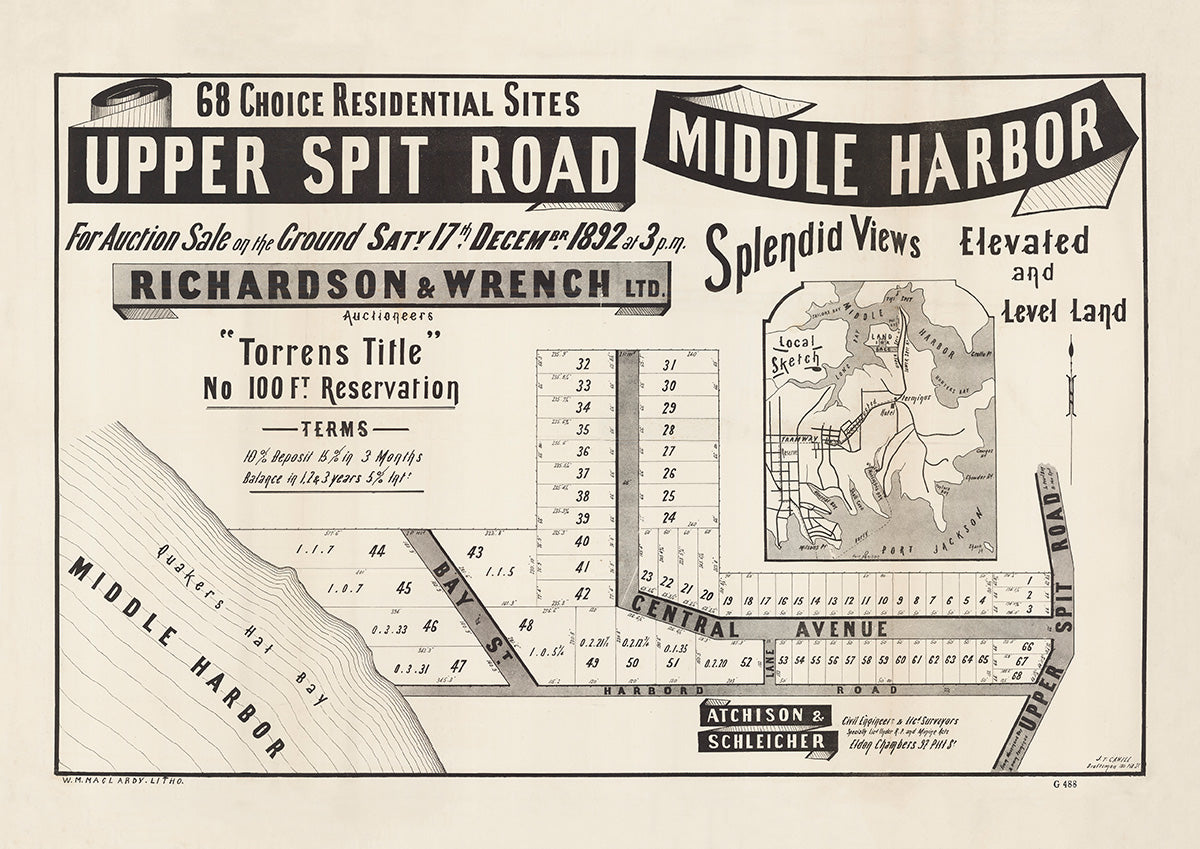 Bay St, Harbord Rd, Upper Spit Rd, Central Ave, Mosman NSW 1892