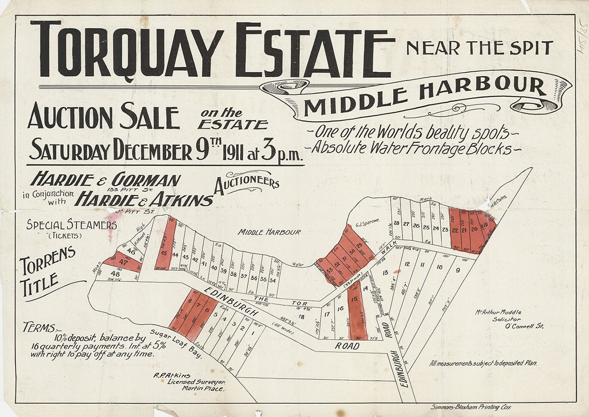 Edinburgh Rd, The Tor Walk, Castlecrag NSW 1911