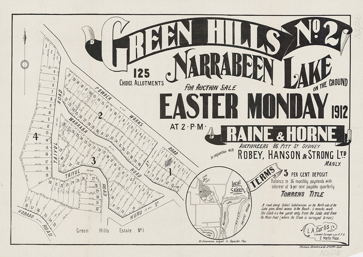 Kobado Rd, Taiyul Rd, Warraba Rd, Powder Works Rd, Warriewood, North Narrabeen NSW 1912