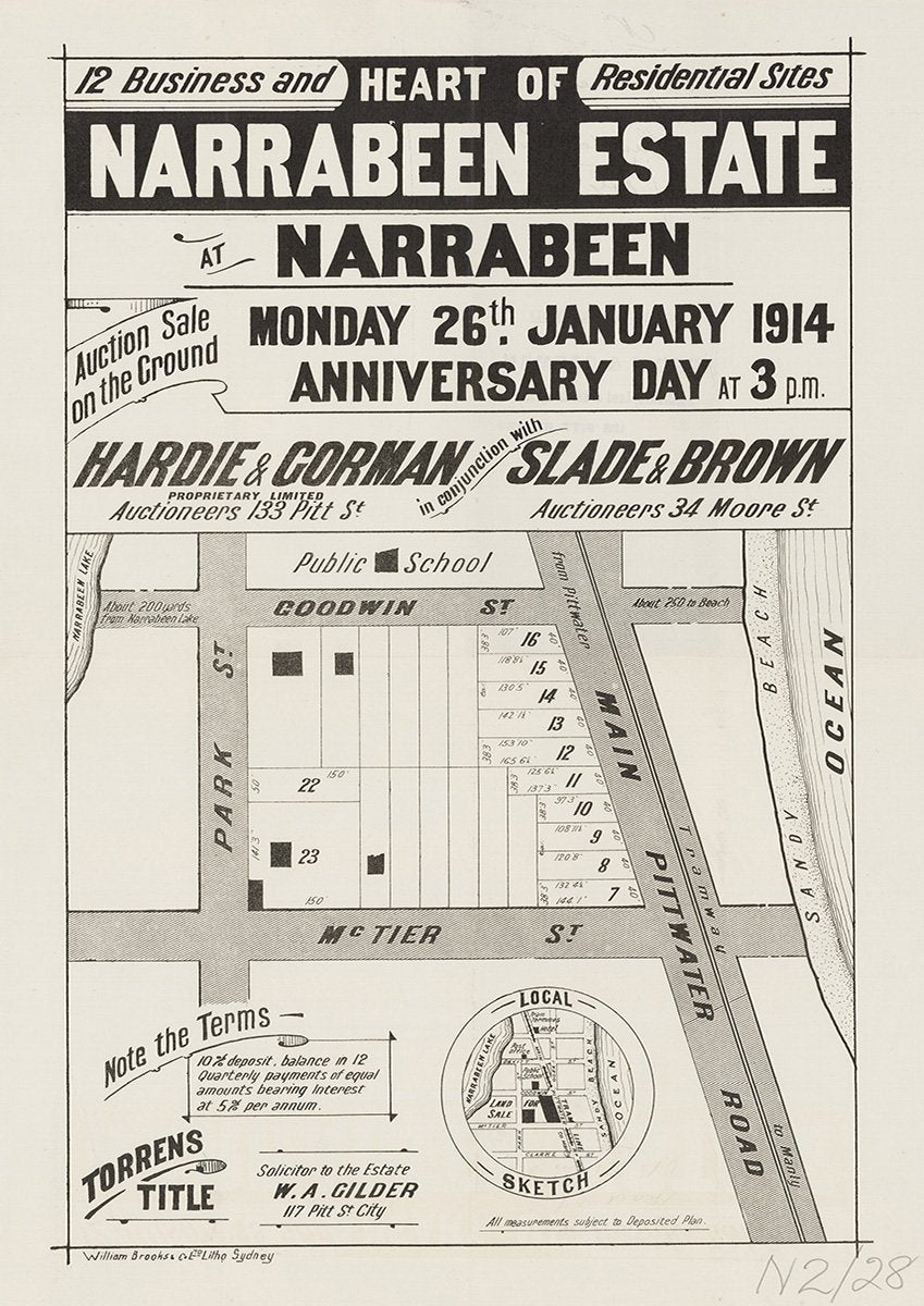 Park St, Goodwin St, Main Pittwater Rd, McTier St, Narrabeen NSW 1914