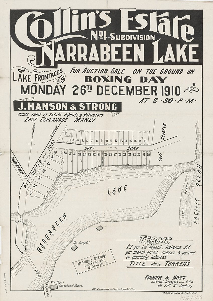 Powder Works Rd, Pittwater Rd, Govt Rd, Lake Park Rd, North Narrabeen NSW 1910