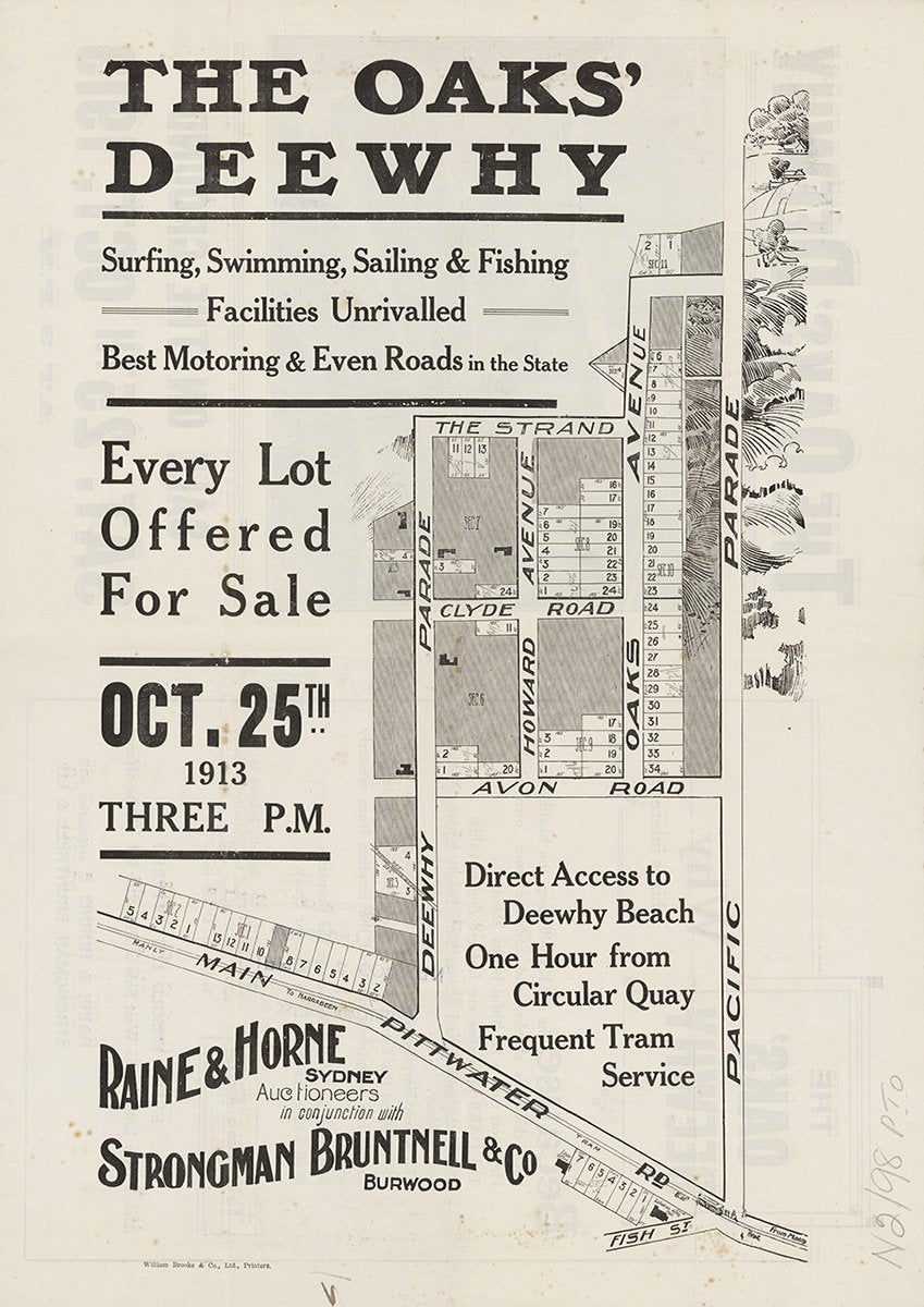 Main Pittwater Rd, Deewhy Pde, Avon Rd, Clyde Rd, The Strand, Howard Ave, Oaks Ave, Pacific Pde, Dee Why Pde, Dee Why NSW 1913