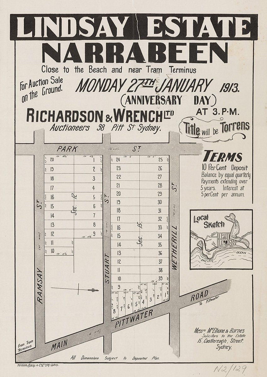 Park St, Ramsay St, Stuart St, Wetherill St, Pittwater Rd, Narrabeen, Collaroy NSW 1913