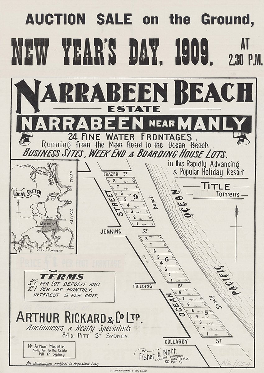 Frazer St, Jenkins St, Fielding St, Collaroy St, Ocean St, Narrabeen NSW 1909