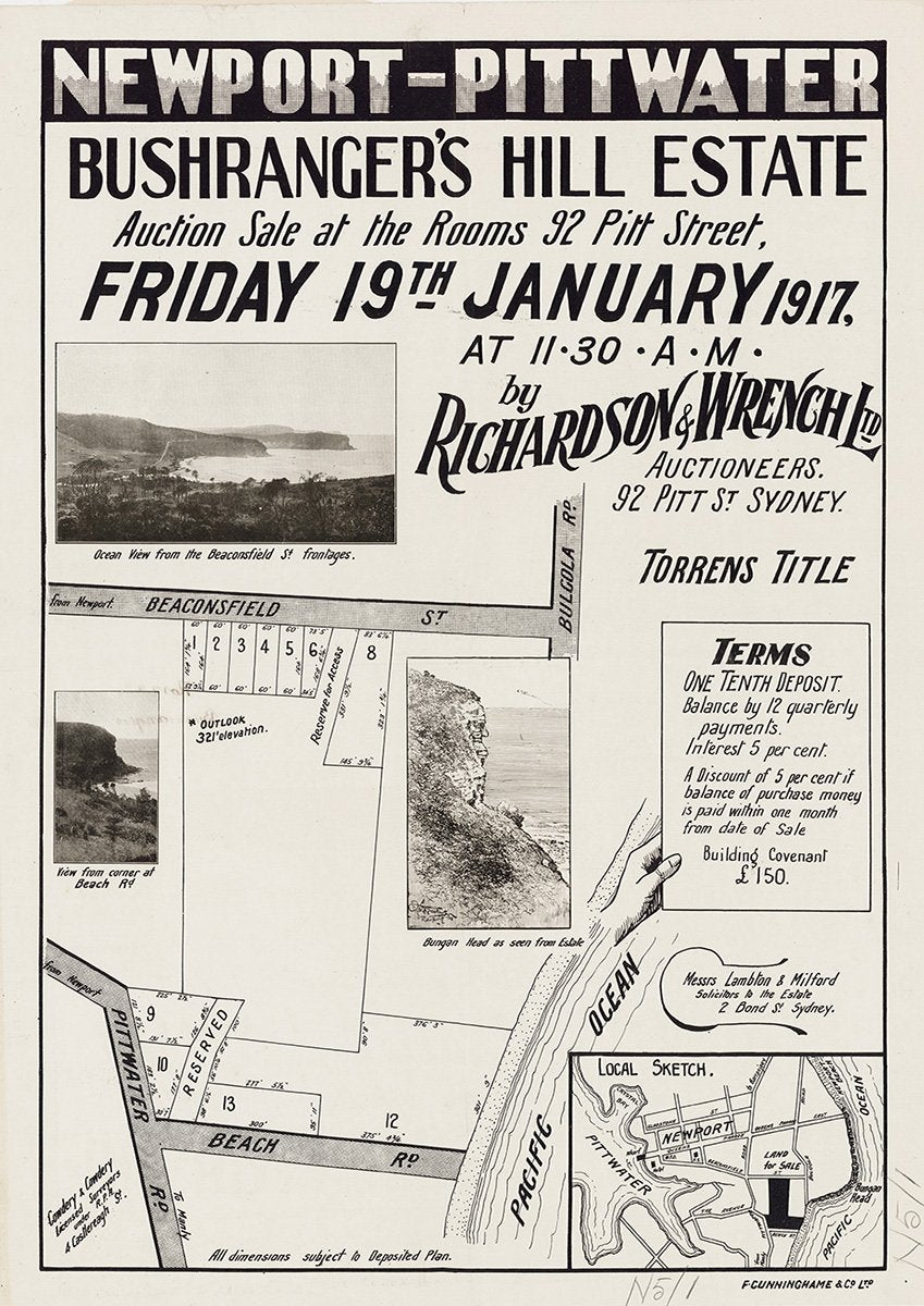 Bulgola Rd, Beaconsfield St, Beach Rd, Pittwater Rd, Newport NSW 1917