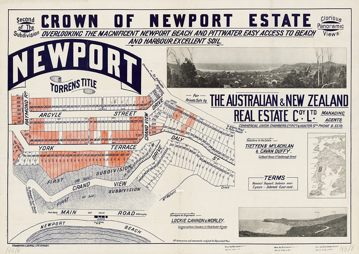 Grand View Drive, Daly St, York Tce, Argyle St, Raymond Rd, Grandview Drive, Newport, Bilgola Plateau NSW