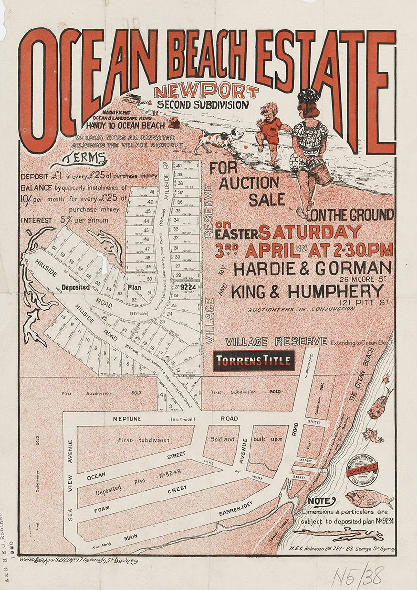 Sea View Ave, Neptune Rd, Barrenjoey Rd, Foam Crest Ave, Ocean Ave, Hillside Rd, Seaview Ave, Newport NSW 1920