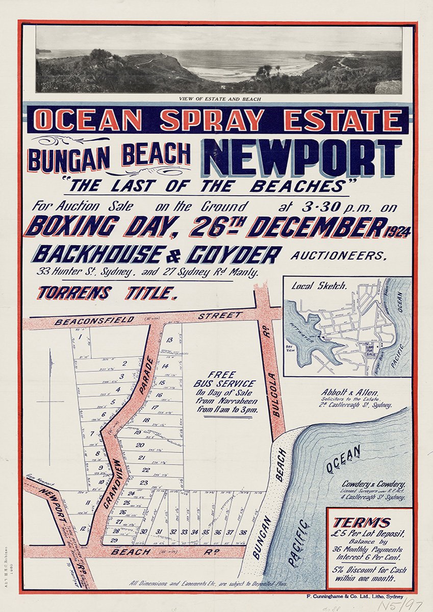 Newport Rd, Beach Rd, Grandview Pde, Beaconsfield St, Bulgola Rd, Karloo Pde, Bungan Head Rd, Newport, Pittwater NSW 1924