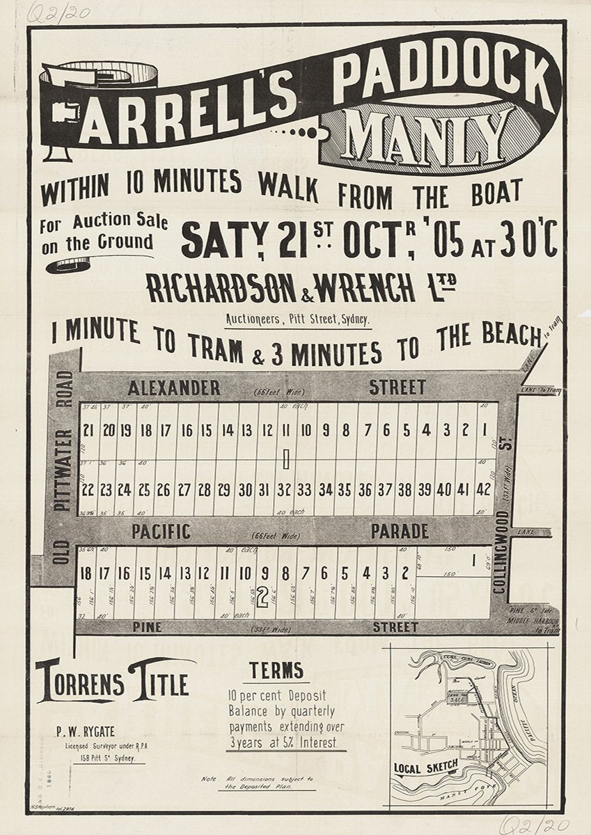 Alexander St, Pine St, Collingwood St, Old Pittwater Rd, Pacific Parade, Manly NSW 1905