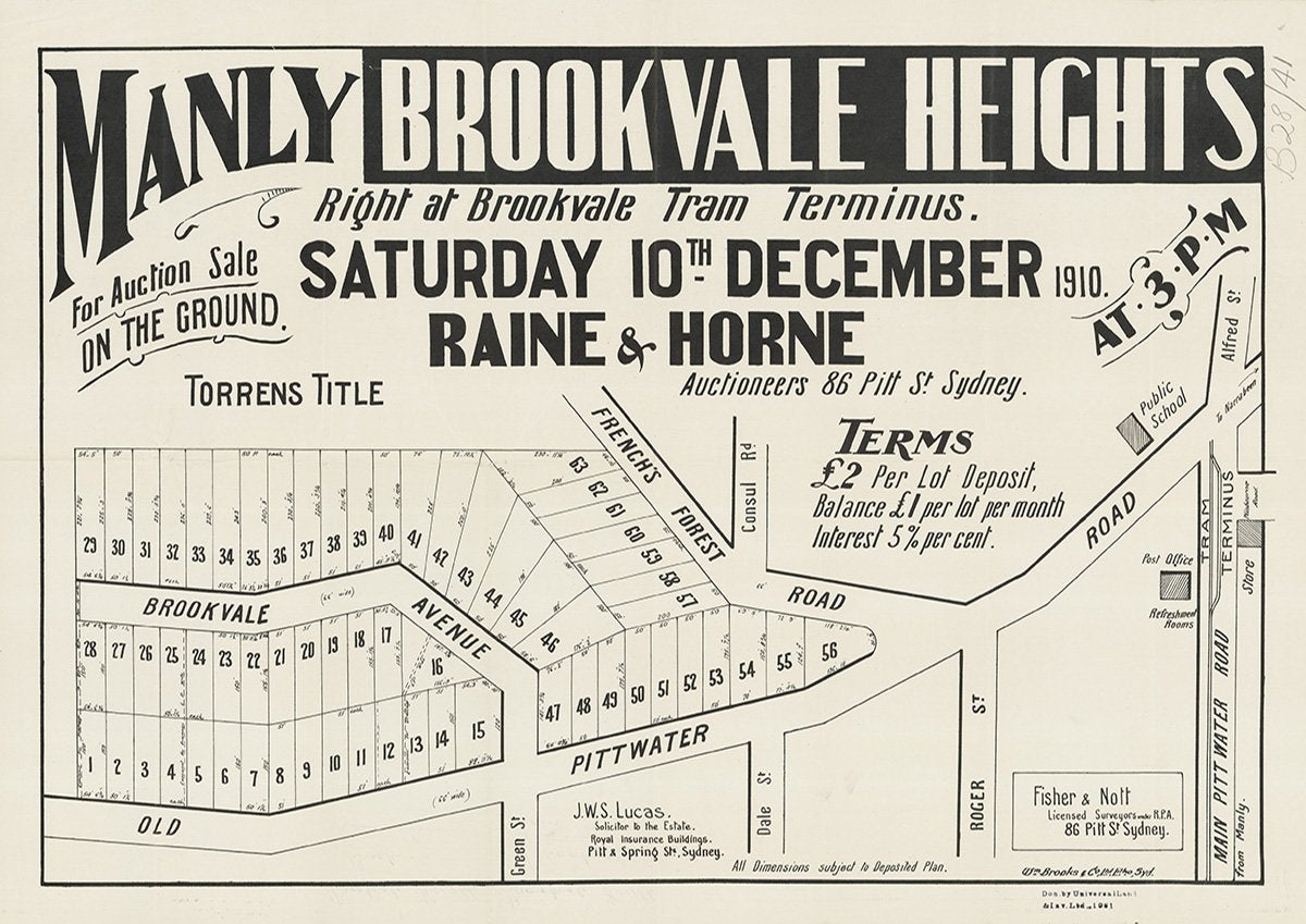 French Forest Rd, Brookvale Ave, Old Pittwater Rd, Green St, Dale St, Roger St, Alfred St, Consul Rd, Brookvale NSW 1910