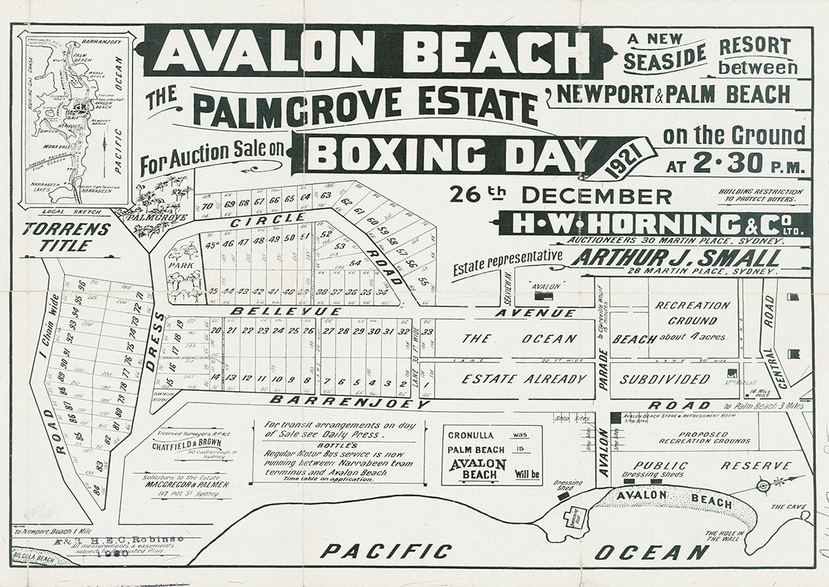 Barrenjoey Rd, Dress Circle Rd, Bellevue Ave, Avalon Beach NSW 1921