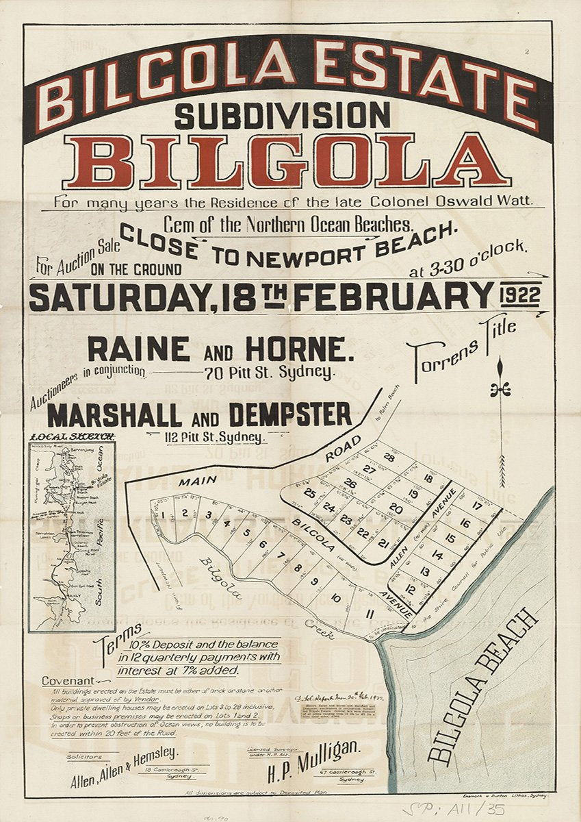 Bilgola Ave, Allen Ave, Main Rd, The Serpentine, Barrenjoey Rd, Bilgola Beach NSW 1923