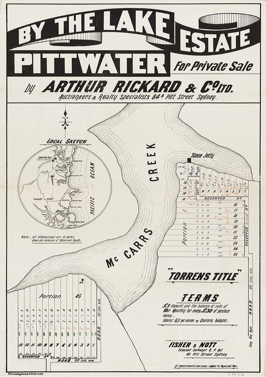 Mccarrs Creek Rd, Walker Pl, Church Point, Pittwater NSW