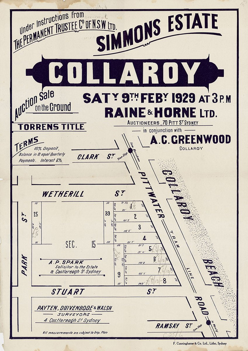 Pittwater Rd, Wetherill St, Park St, Stuart St, Collaroy, Narrabeen NSW 1929