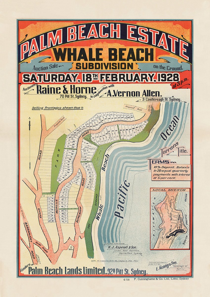 Morella Rd, Bungalow Rd, Bynya Rd, Surf Rd, Barrenjoey Rd, Whale Beach, Palm Beach NSW 1928