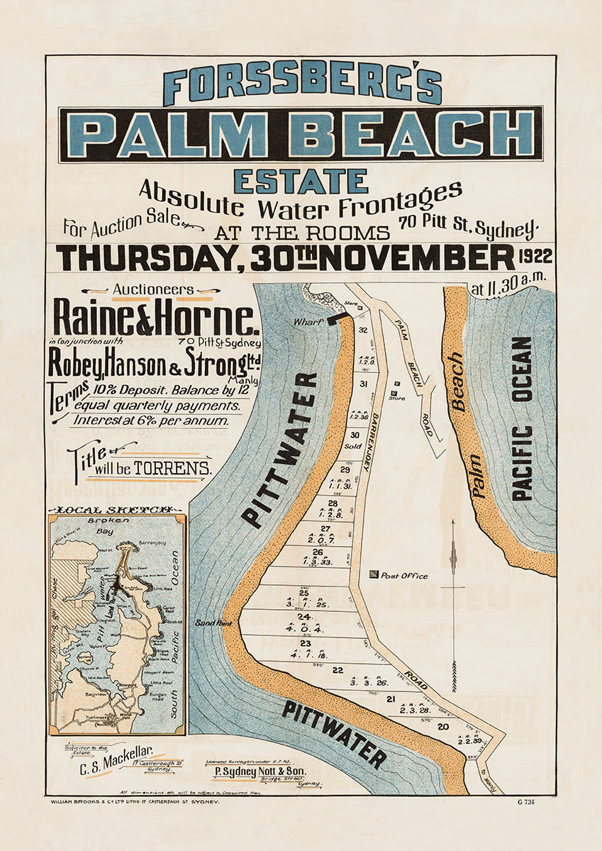 Barrenjoey Rd, Palm Beach Rd, Palm Beach, Pittwater NSW 1922