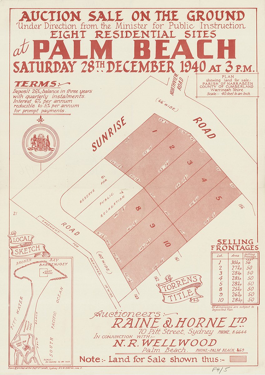 Sunrise Rd, Northview Rd, Palm Beach NSW 1940