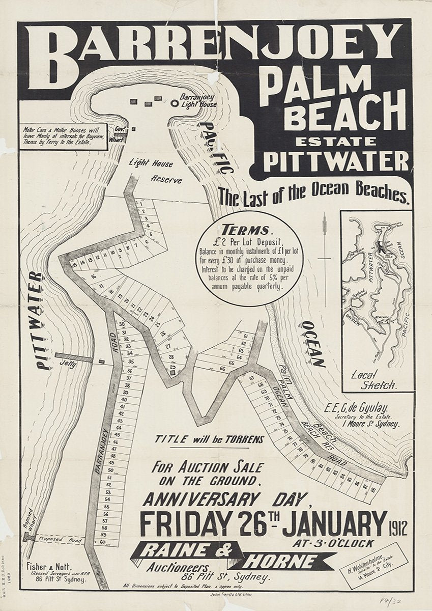 Barrenjoey Rd, Ocean Rd, Palm Beach, Pittwater NSW 1912