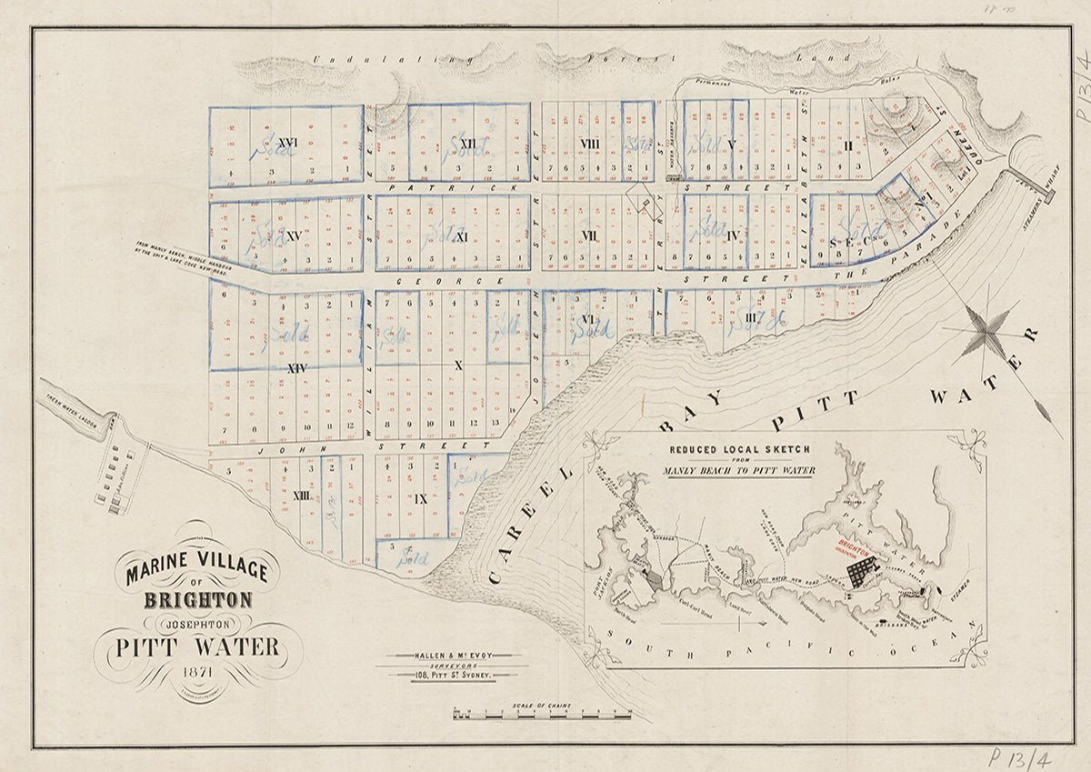 William St, Patrick St, George St, Joseph St, Therry St, The Parade, Elizabeth St, Queen St, John St, Avalon Beach, Pittwater NSW 1871