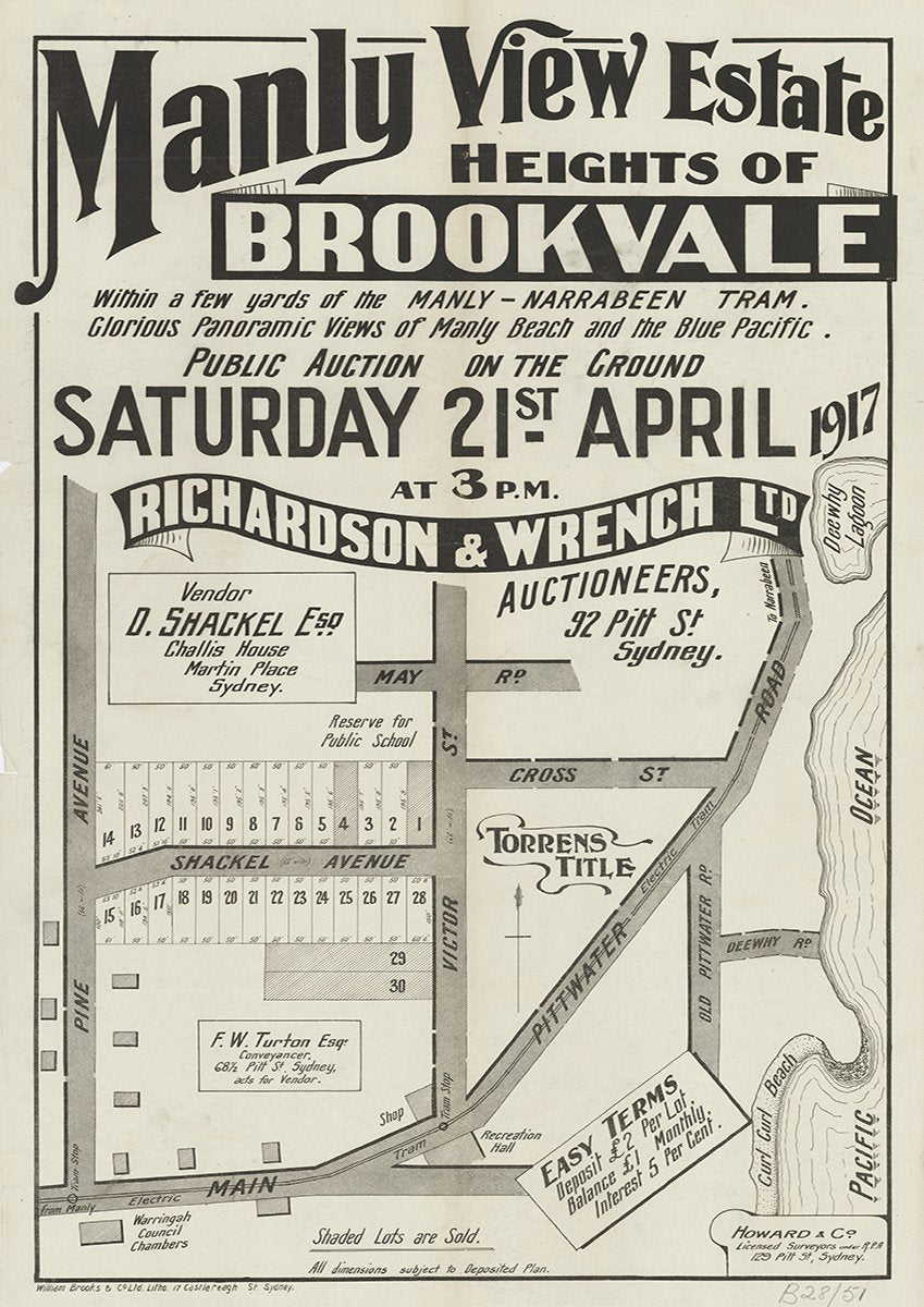 Pine Ave, Main Pittwater Rd, May Rd, Shackel Ave, Victor St, Deewhy Rd, Cross St, Brookvale NSW 1917