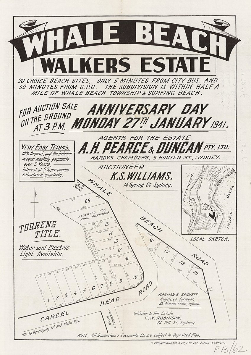 Careel Head Rd, Whale Beach Rd, Alexander Rd, Whale Beach NSW 1941