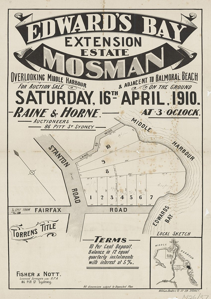 Stanton Rd, Fairfax Rd, Mosman, Balmoral NSW 1910