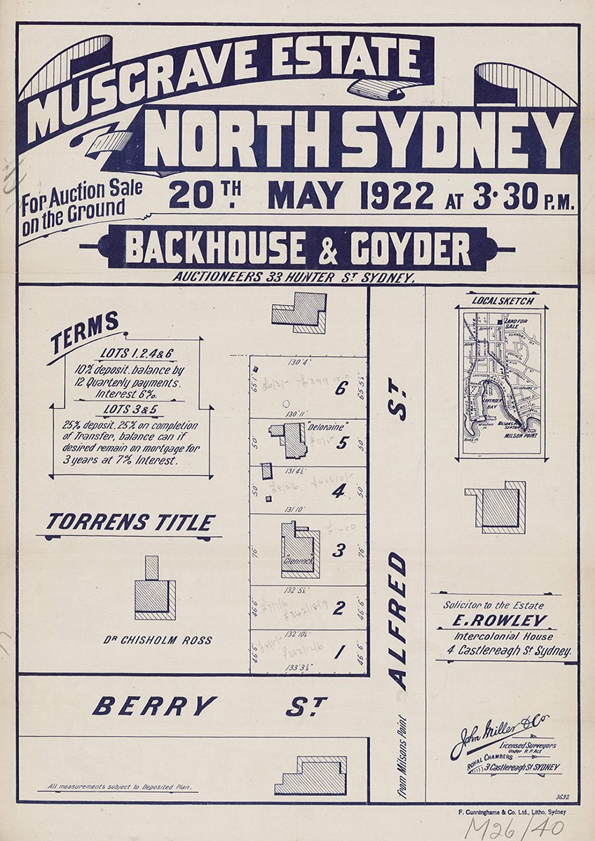 Alfred St, Berry St, North Sydney NSW 1922