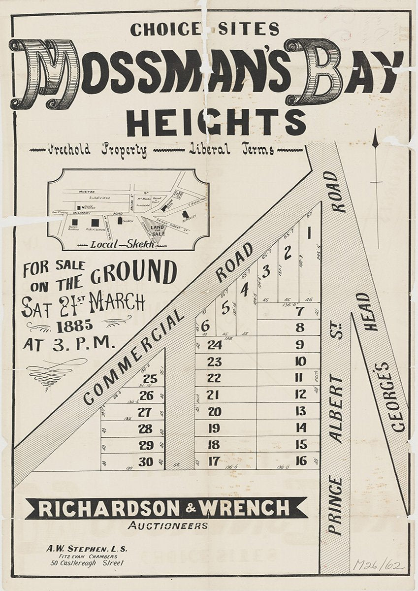 Commercial Rd, Prince Albert St, George's Head Rd, Raglan St, Want St, Mosman NSW 1885