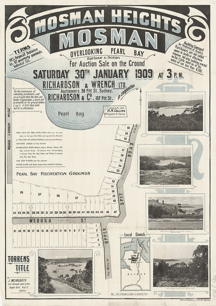 Medusa St, Upper Spit Rd, Mosman NSW 1909