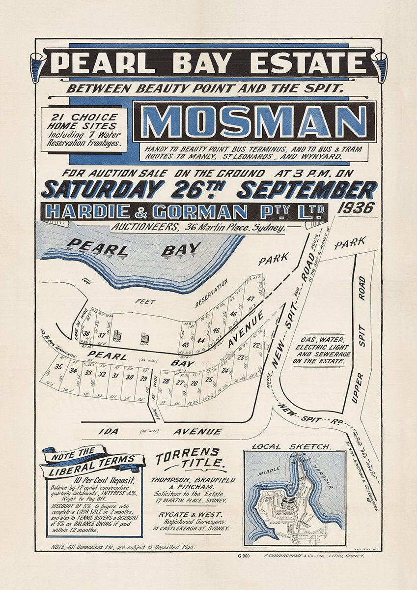 Pearl Bay Ave, Ida Ave, Old Spit Rd, Parriwi Rd, Mosman, Beauty Point NSW 1936